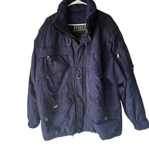 Killy Technical Equipment Navy Blue Ski Jacket Men's 44 Large Outdoor Winter